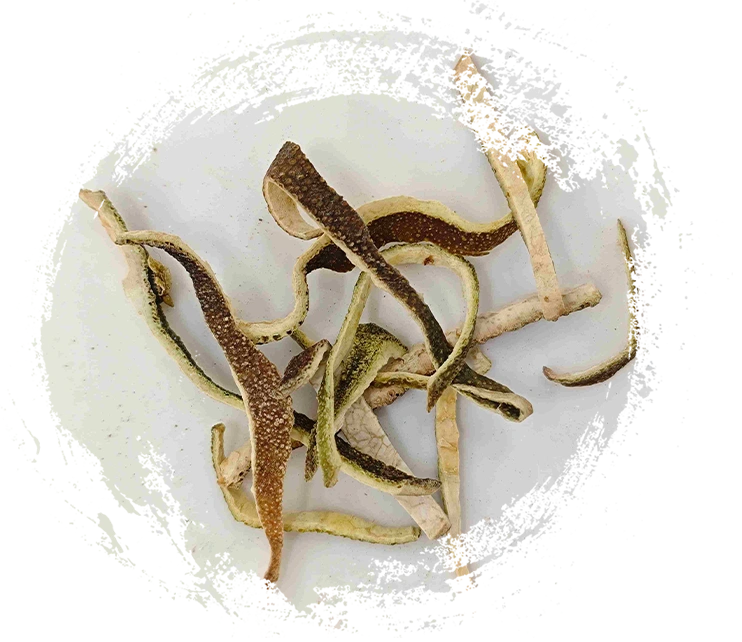 Peel de mandarina verde (qīng pí)